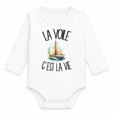 Body Bébé Manches Longues La voile c'est la vie