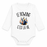 Body Bébé Manches Longues Le bowling c'est la vie