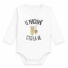 Body Bébé Manches Longues Le macramé c'est la vie
