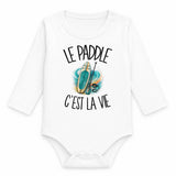 Body Bébé Manches Longues Le paddle c'est la vie