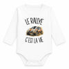 Body Bébé Manches Longues Le rallye c'est la vie