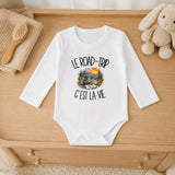 Body Bébé Manches Longues Le road-trip c'est la vie