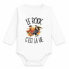 Body Bébé Manches Longues Le rock c'est la vie