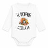 Body Bébé Manches Longues Le shopping c'est la vie
