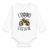 Body Bébé Manches Longues L'enduro c'est la vie