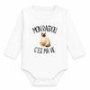 Body Bébé Manches Longues Mon Ragdoll c'est ma vie