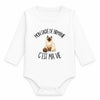 Body Bébé Manches Longues Mon Sacré de Birmanie c'est ma vie
