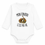 Body Bébé Manches Longues Mon tonton c'est ma vie