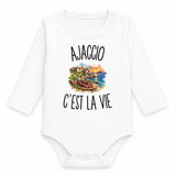 Body Bébé Manches Longues Ajaccio c’est la vie