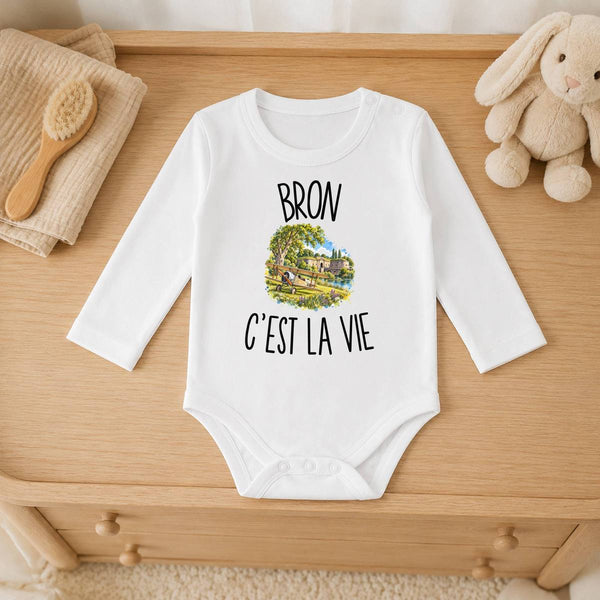 Body Bébé Manches Longues Bron c’est la vie