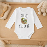 Body Bébé Manches Longues Chelles c’est la vie