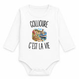 Body Bébé Manches Longues Collioure c’est la vie