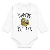 Body Bébé Manches Longues Compiègne c’est la vie