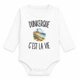 Body Bébé Manches Longues Dunkerque c’est la vie