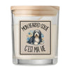 Bougie Parfumée Vanille Mon Bearded Collie c'est ma vie