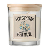 Bougie Parfumée Vanille Mon Greyhound c'est ma vie