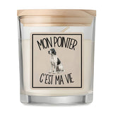 Bougie Parfumée Vanille Mon Pointer c'est ma vie