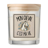 Bougie Parfumée Vanille Mon cheval c'est ma vie