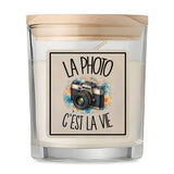 Bougie Parfumée Vanille La photo c'est la vie