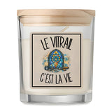 Bougie Parfumée Vanille Le vitrail c'est la vie