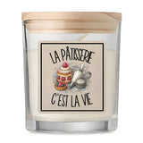 Bougie Parfumée Vanille La pâtisserie c'est la vie