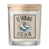 Bougie Parfumée Vanille Le patinage c'est la vie