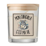 Bougie Parfumée Vanille Mon chinchilla c'est ma vie