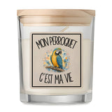 Bougie Parfumée Vanille Mon perroquet c'est ma vie