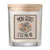 Bougie Parfumée Vanille Mon gecko c'est ma vie