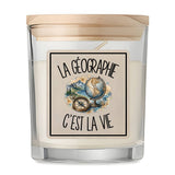 Bougie Parfumée Vanille La géographie c'est la vie