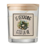 Bougie Parfumée Vanille Le géocaching c'est la vie