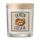 Bougie Parfumée Vanille La pizza c'est la vie