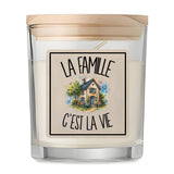 Bougie Parfumée Vanille La famille c'est la vie