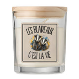 Bougie Parfumée Vanille Les blaireaux c'est la vie
