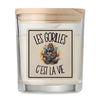 Bougie Parfumée Vanille Les gorilles c'est la vie