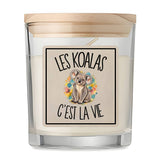 Bougie Parfumée Vanille Les koalas c'est la vie