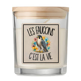 Bougie Parfumée Vanille Les faucons c'est la vie
