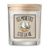 Bougie Parfumée Vanille Les mouettes c'est la vie