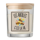 Bougie Parfumée Vanille Les abeilles c'est la vie