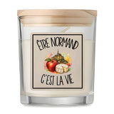 Bougie Parfumée Vanille Être normand c'est la vie