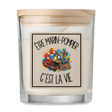 Bougie Parfumée Vanille Être marin-pompier c'est la vie