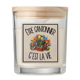 Bougie Parfumée Vanille Être cantonnier c'est la vie
