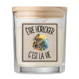 Bougie Parfumée Vanille Être horloger c'est la vie