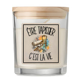 Bougie Parfumée Vanille Être tapissier c'est la vie