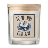 Bougie Parfumée Vanille Le jiu-jitsu c'est la vie