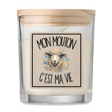 Bougie Parfumée Vanille Mon mouton c'est ma vie