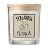 Bougie Parfumée Vanille Mon alpaga c'est ma vie