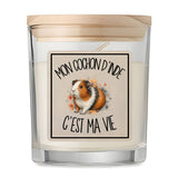 Bougie Parfumée Vanille Mon cochon d'Inde c'est ma vie
