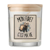 Bougie Parfumée Vanille Mon furet c'est ma vie