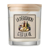 Bougie Parfumée Vanille La dégustation c'est la vie